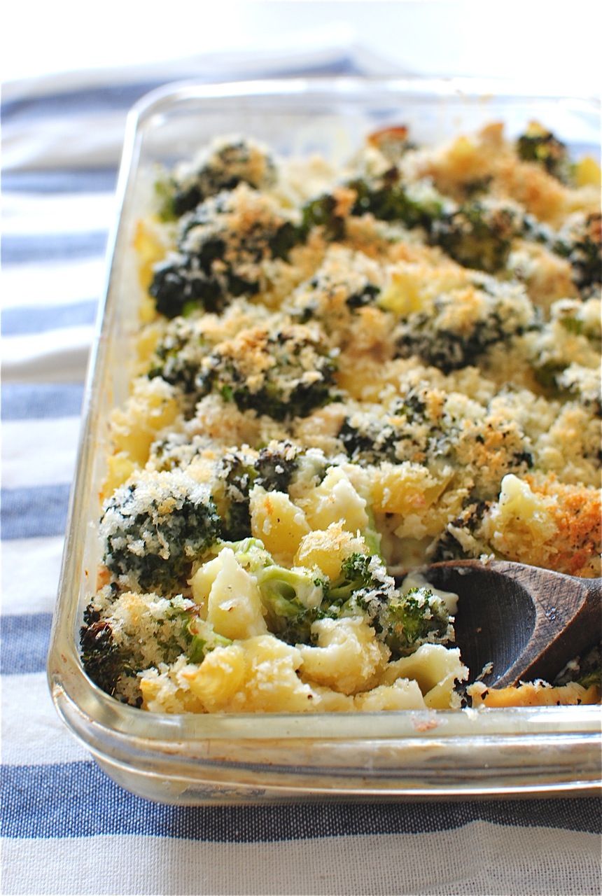 Chicken and Broccoli Alfredo Bake Bev Cooks