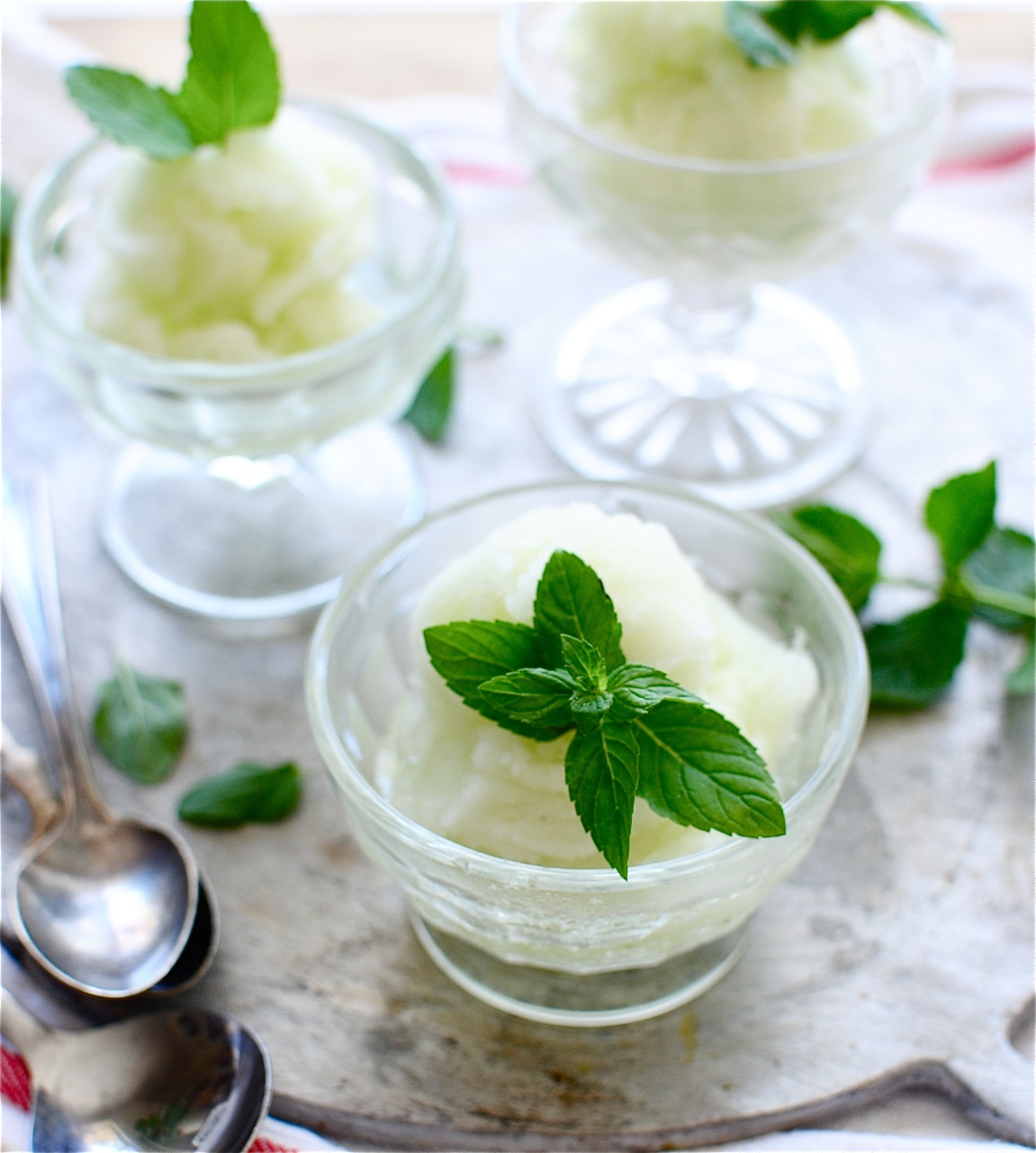 Cucumber Mint Sorbet Bev Cooks