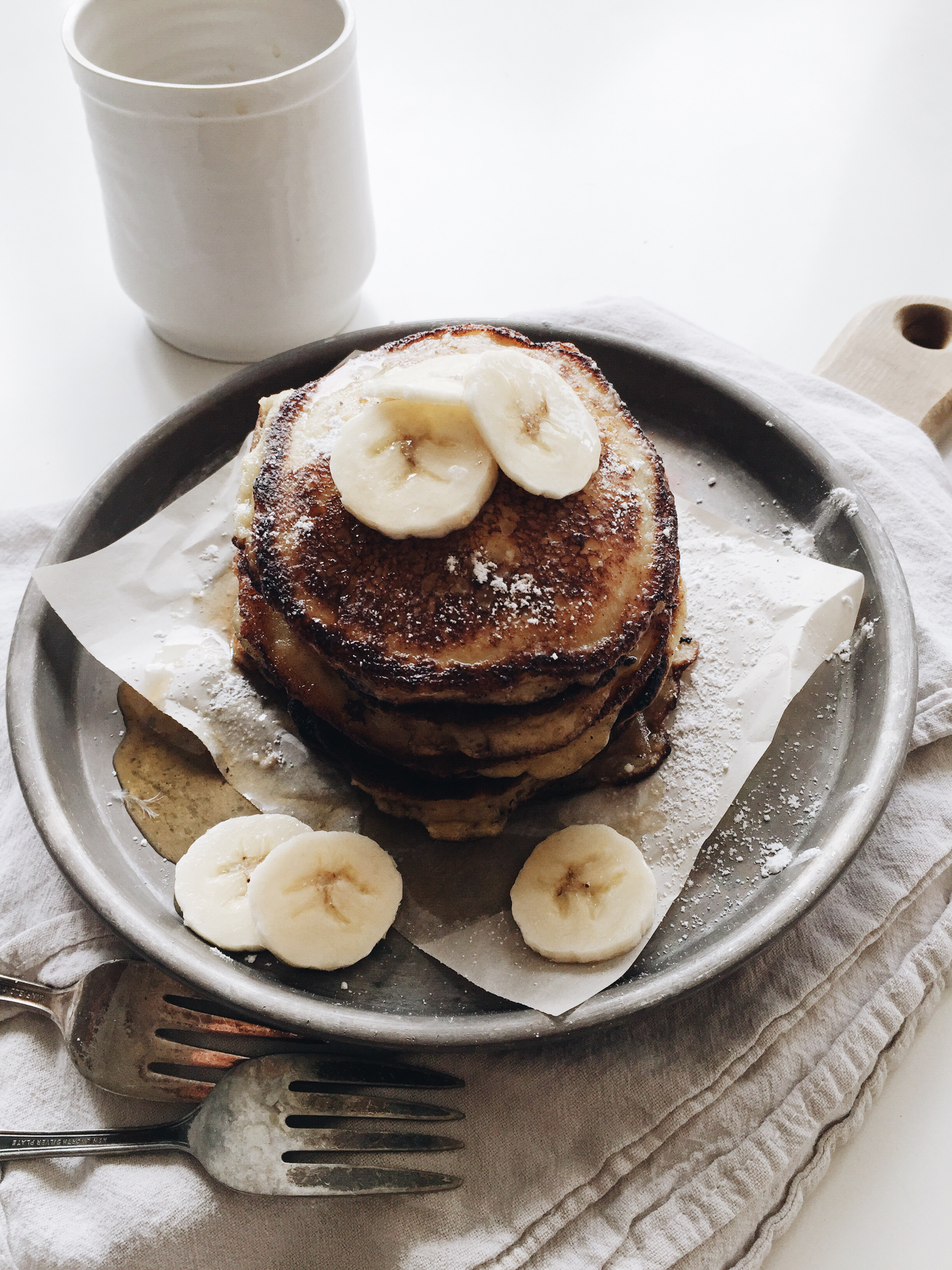 Chickona Small Batch Vanilla Ricotta Pancakes