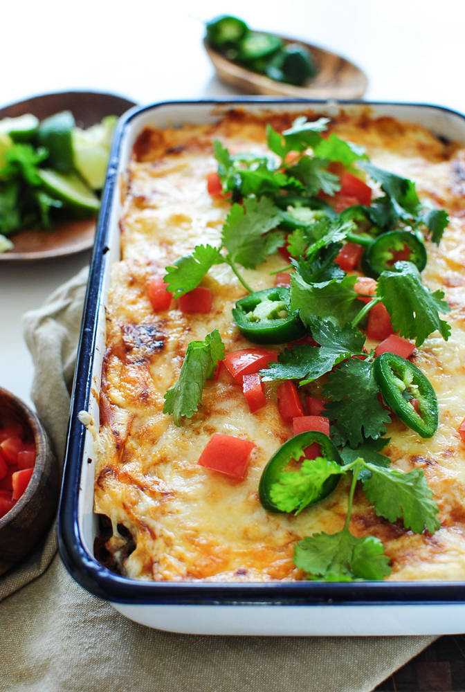 GrassFed Beef Enchilada Casserole
