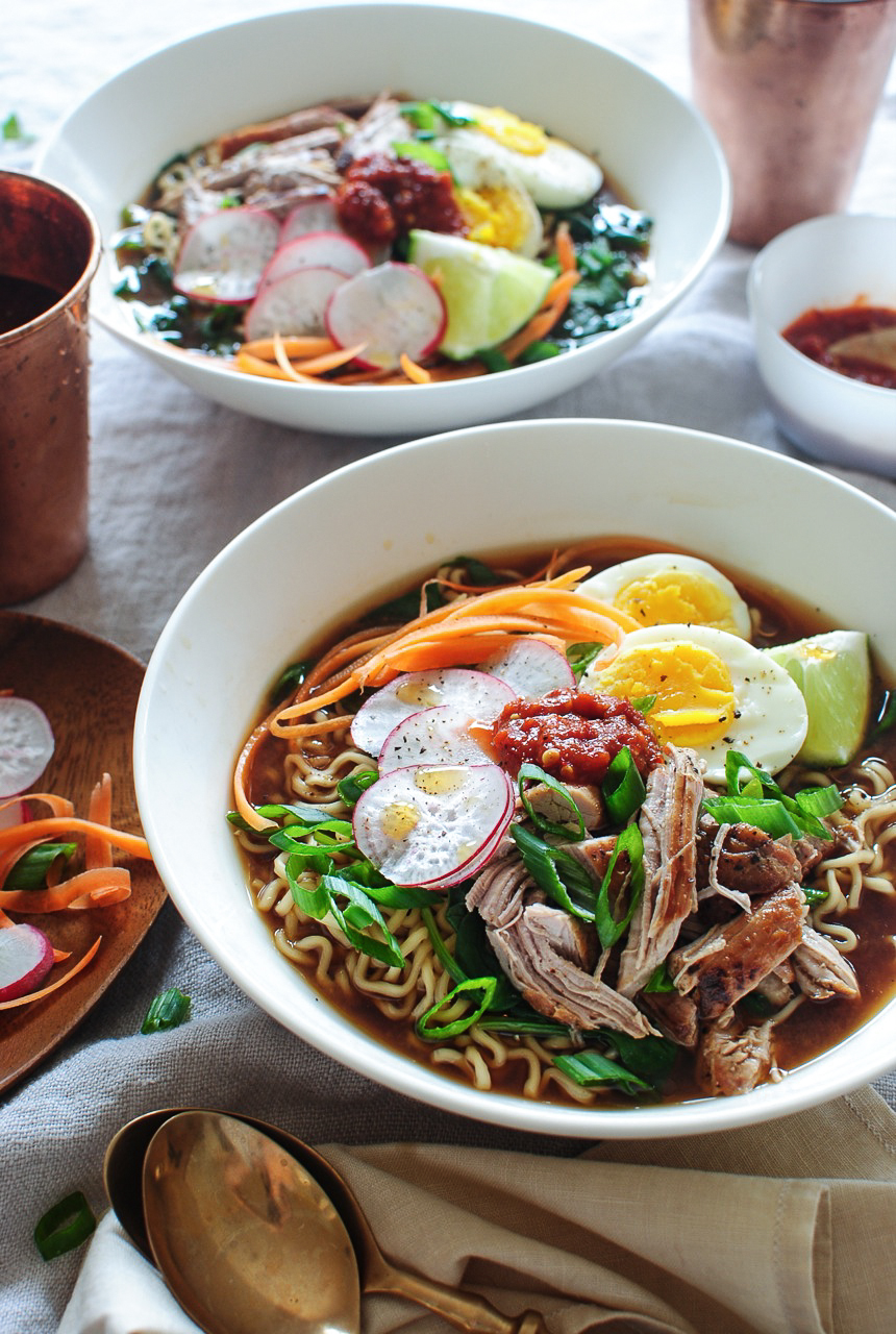 Pork Ramen Noodle Bowls Bev Cooks