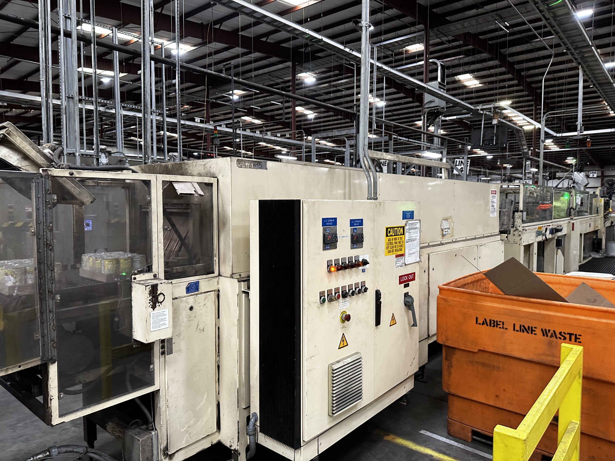 Kisters Tray Packer with Shrink Wrapper Beverage Industries