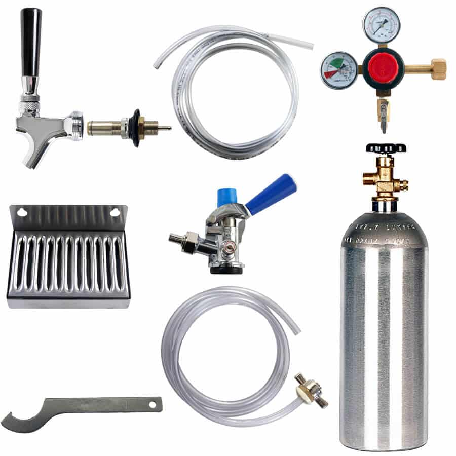 Sankey Kegerator Conversion Kit with CO2 Cylinder