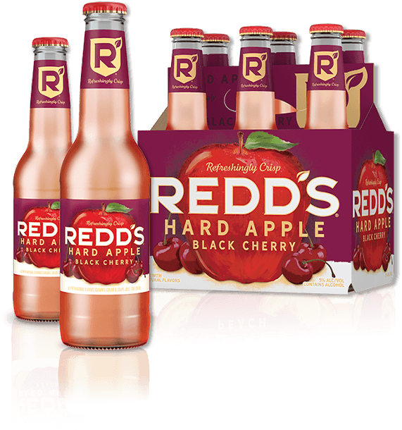 Redd's Hard Apple Black Cherry 24/12 oz bottles Beverages2u