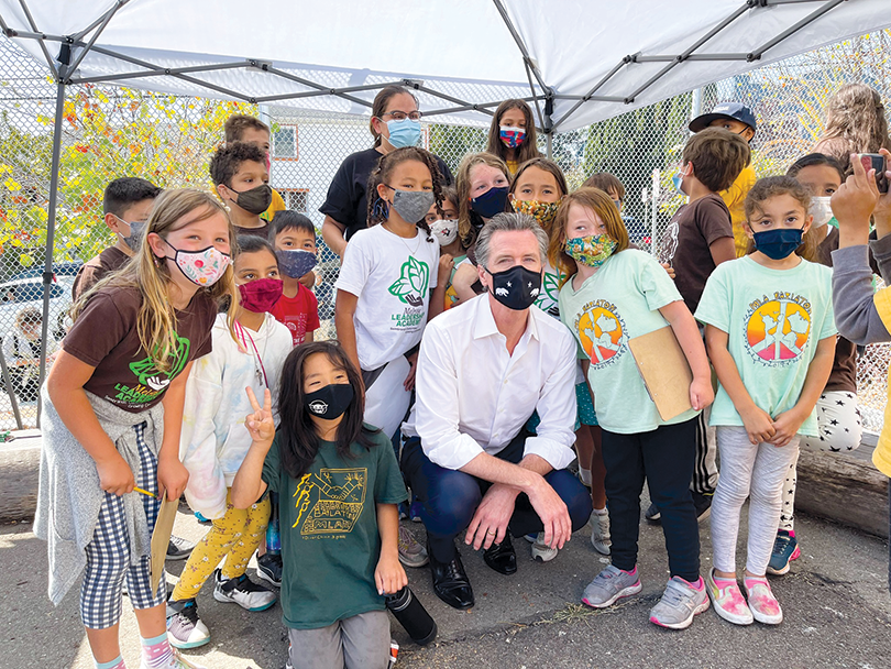 Newsom applauds school safety Beverly Press & Park Labrea NewsBeverly