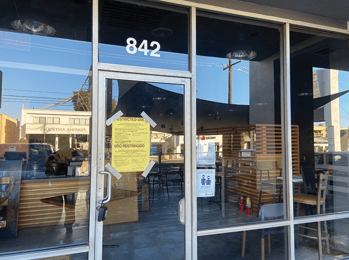 Fire erupts in pizzeria on La Cienega Boulevard Beverly Press & Park