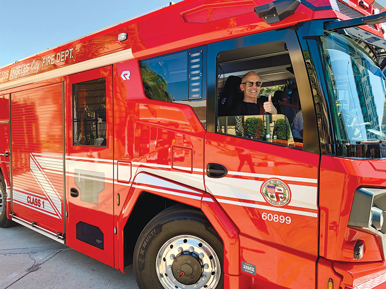 All-electric fire engine energizes Station 82 - Beverly Press & Park