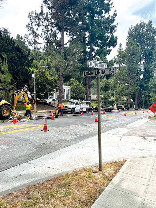 Coldwater Canyon Drive restriping proposal discussed Beverly Press