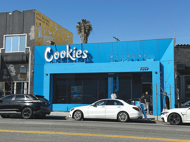 Controversial cannabis shop reopens on Melrose Beverly Press & Park
