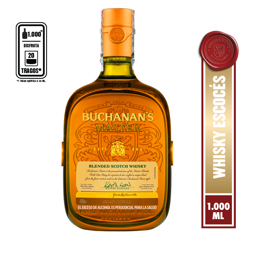 Whisky Buchanan´s Master 1000 ml Bevgo