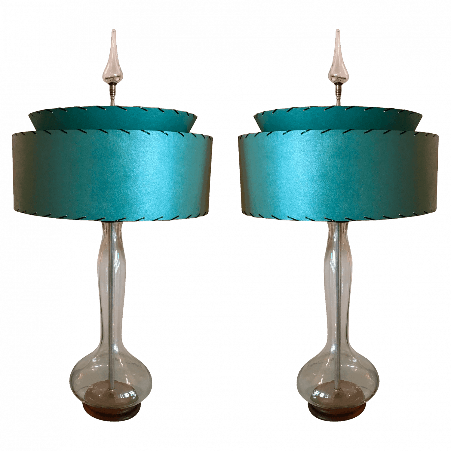 MCM Vintage Blenko Table Lamp (239)