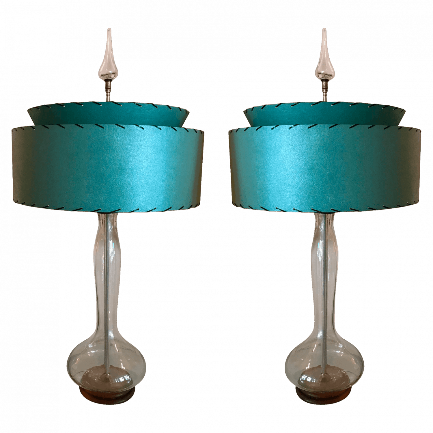 MCM Vintage Blenko Table Lamp (239)