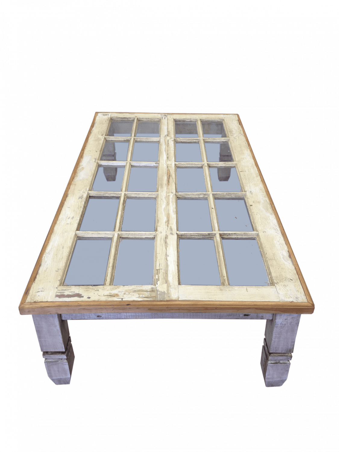 Glass Door Panel Coffee Table