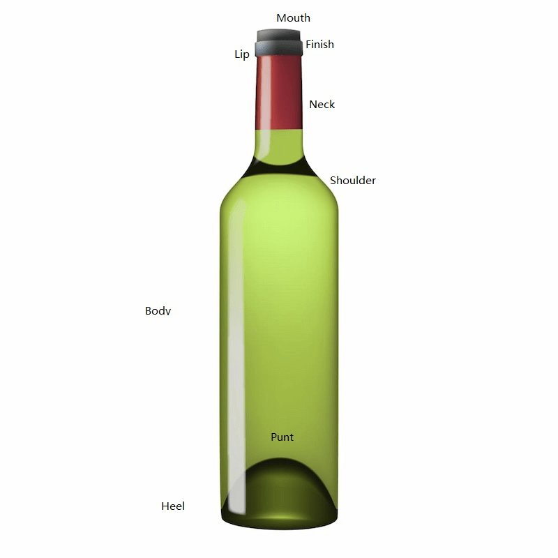 What are the parts of a wine bottle? Crafted Glass BottlesYour