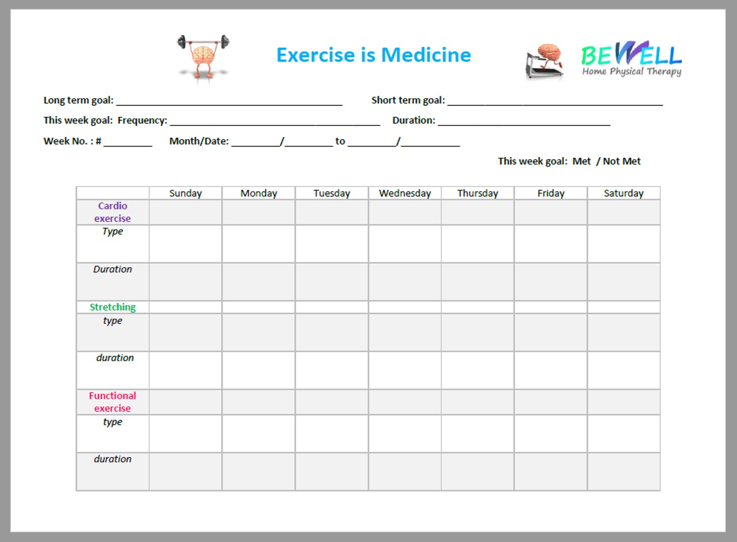 Home BeWell Home Physical Therapy