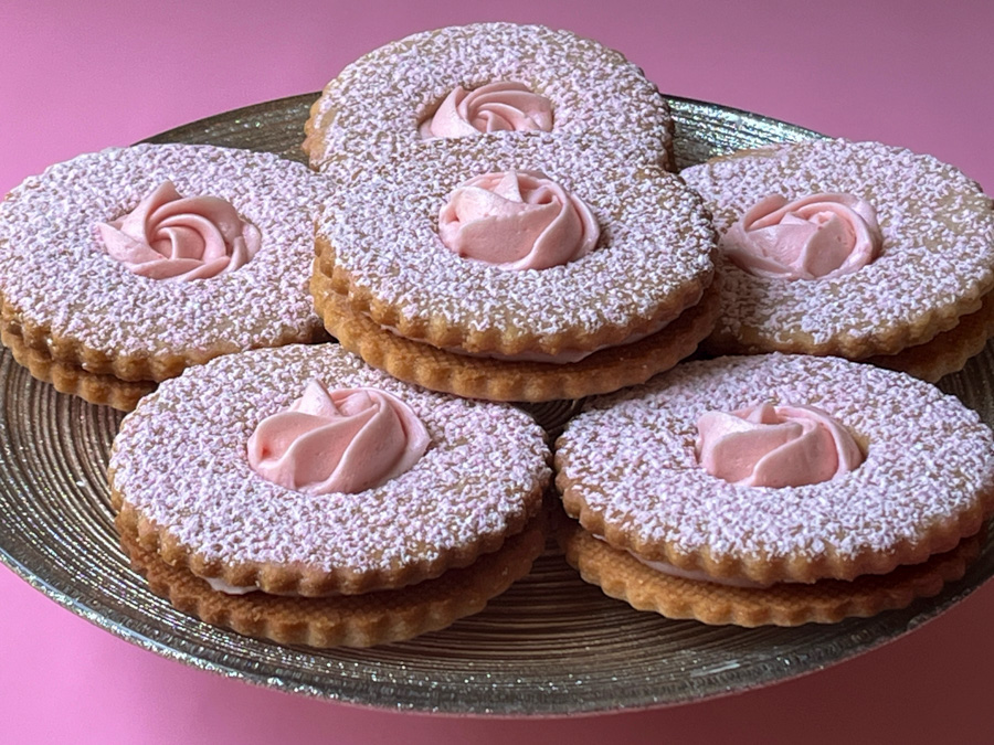 ALMONDCRANBERRY SANDWICH COOKIES Bewitching Kitchen