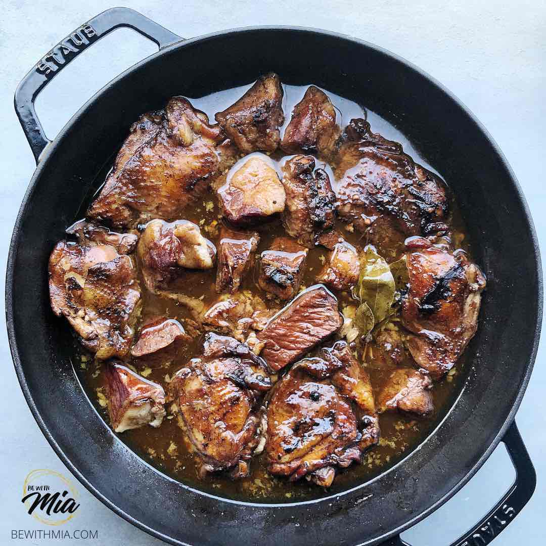 Balsamic Chicken Pork Adobo Filipino Adobo Be With Mia