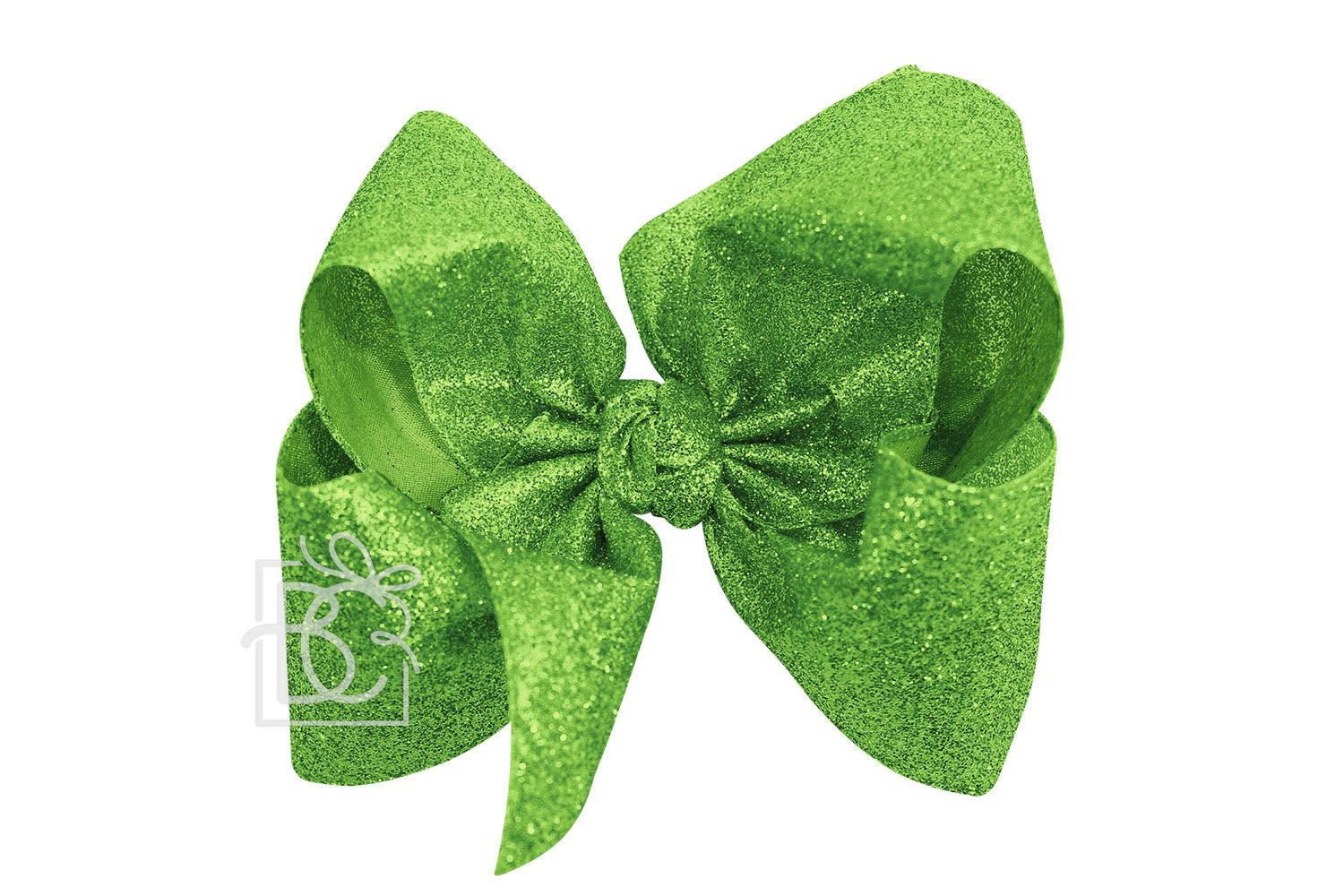 Beyond Creations Hair Bows and Accessories Glitter Metallic Ribbon Bow