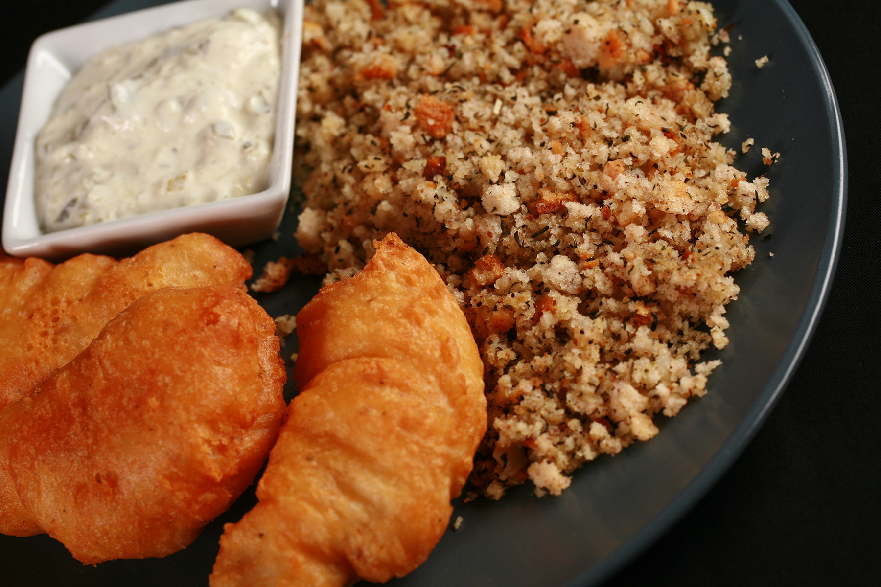 GlutenFree Cod Cheeks & Dressing Beyond Flour