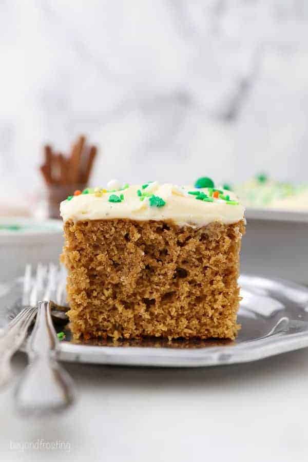 Homemade Gingerbread Snack Cake Beyond Frosting