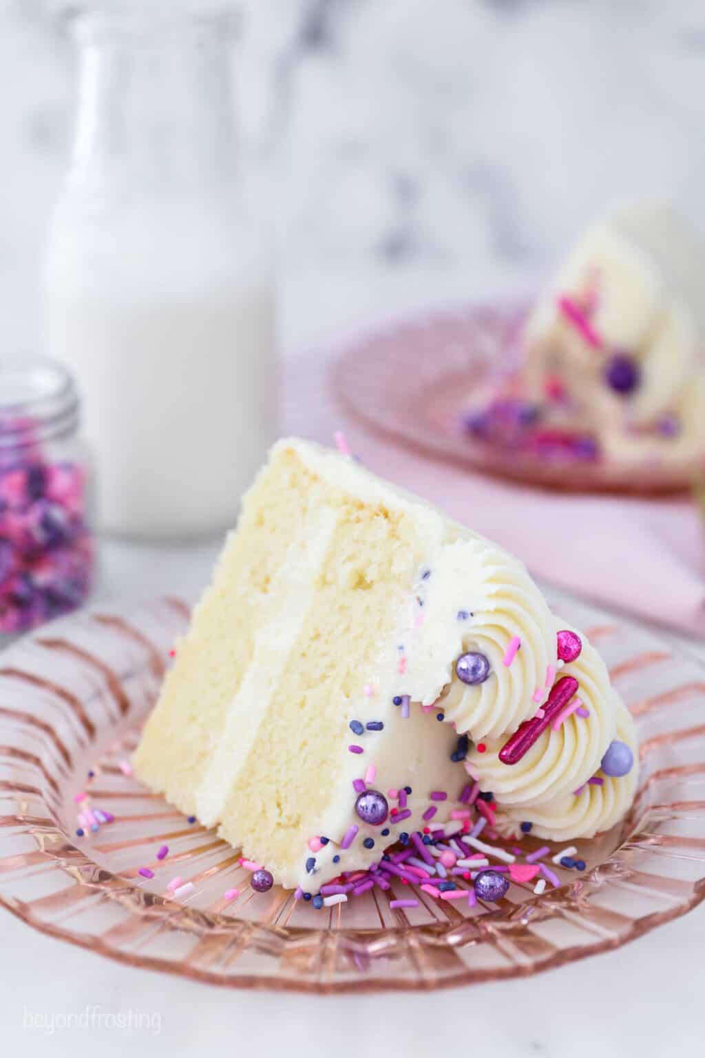 Easy Mini Vanilla Cake with Vanilla Buttercream Beyond Frosting