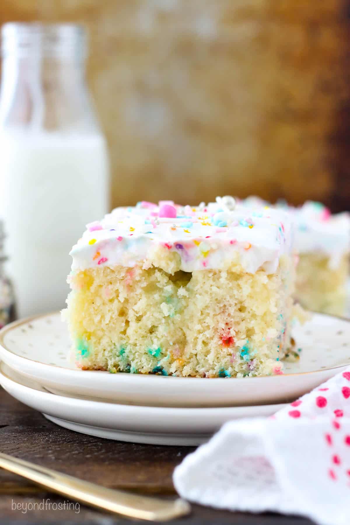 Funfetti Poke Cake Beyond Frosting