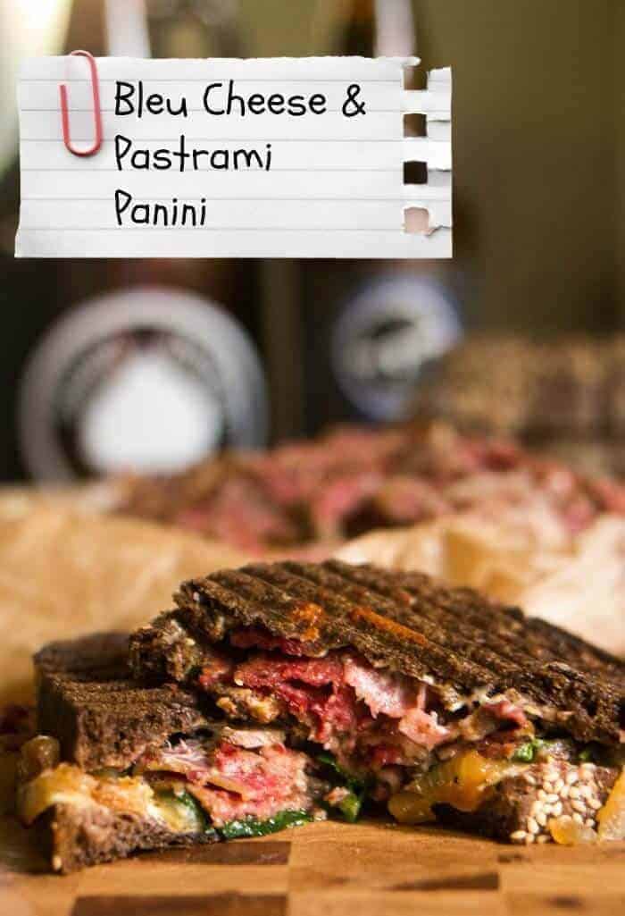 Pastrami and Bleu Cheese Panini
