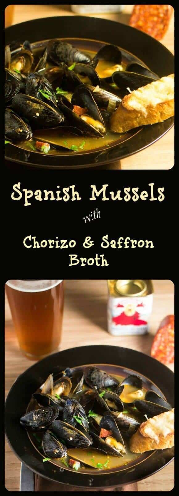 Spanish Mussels with Chorizo and Saffron Broth Beyond Mere Sustenance