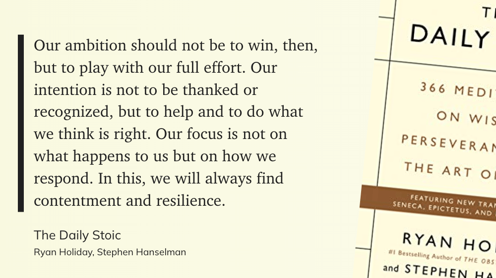 The importance of the internal compass