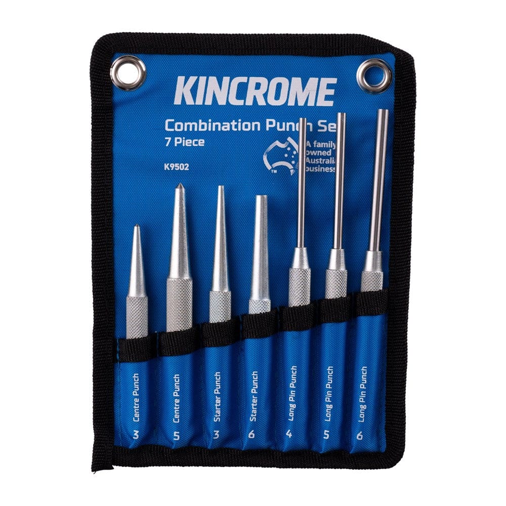 7Pce Combination Punch Set K9502 by Kincrome