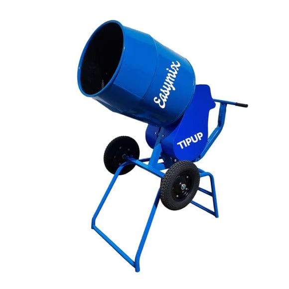 Electric Tip Up Cement Mixer 3.5CUFT Wide Bowl TIPUPFB by Easymix