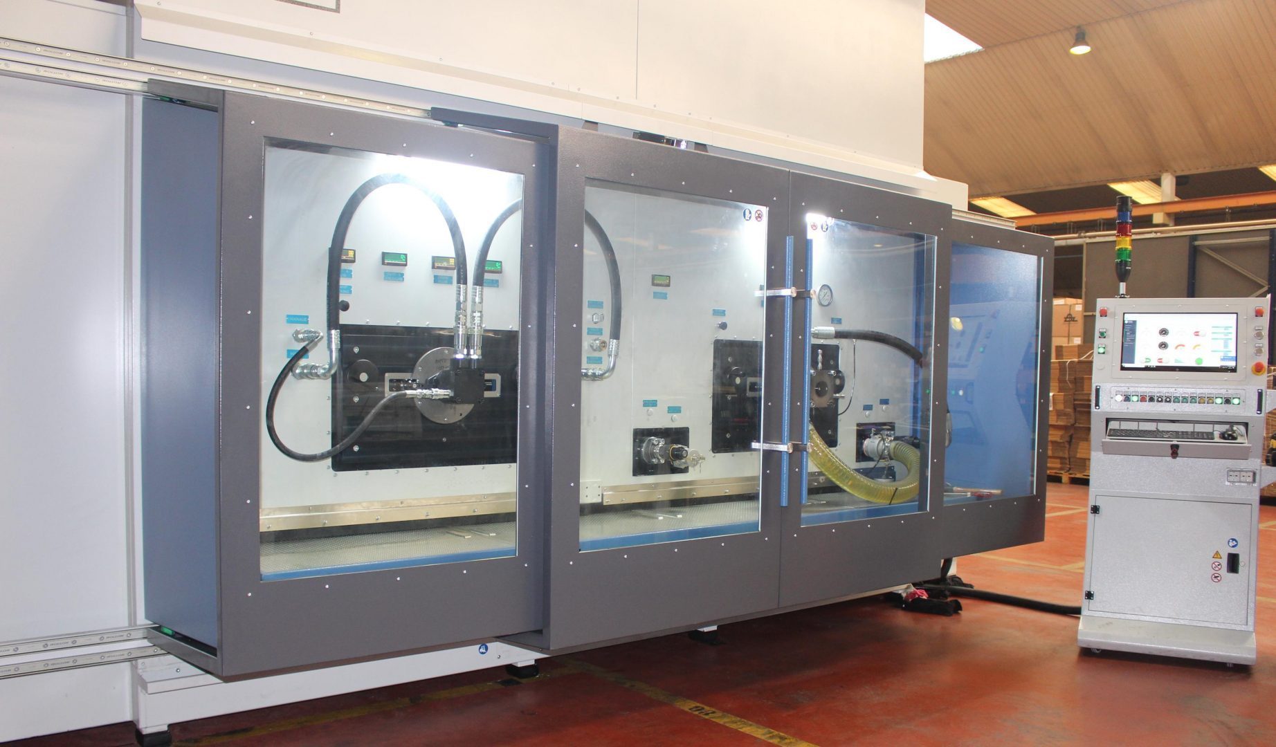 New test bench for vane pumps and motors Bezares SA Leading