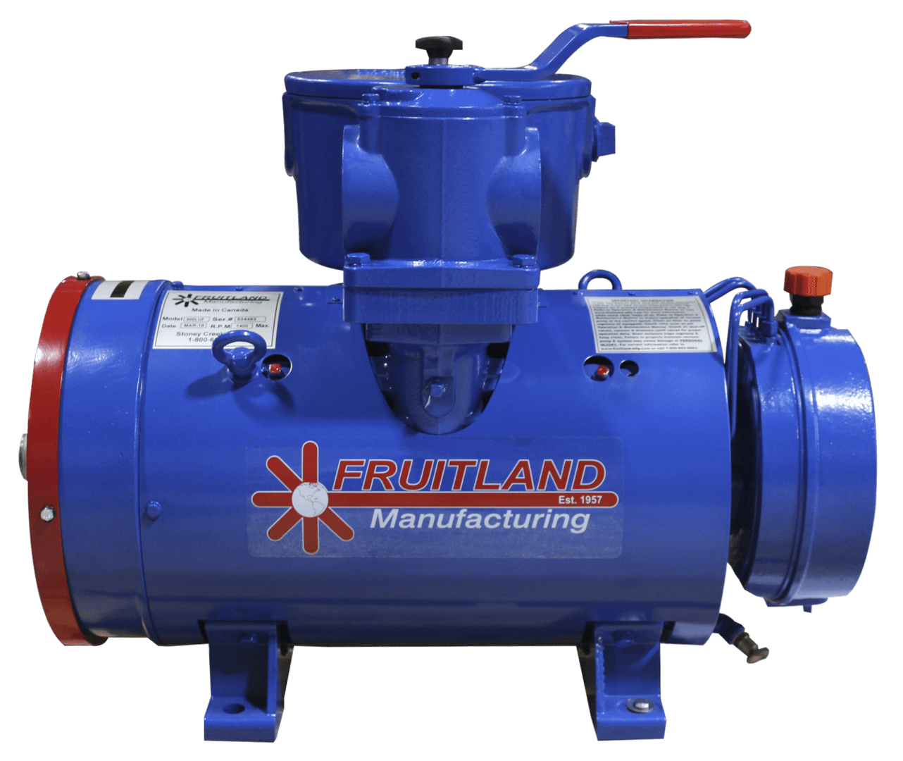 Fruitland RCF500 Fabricación de equipamiento hidráulico auxiliar