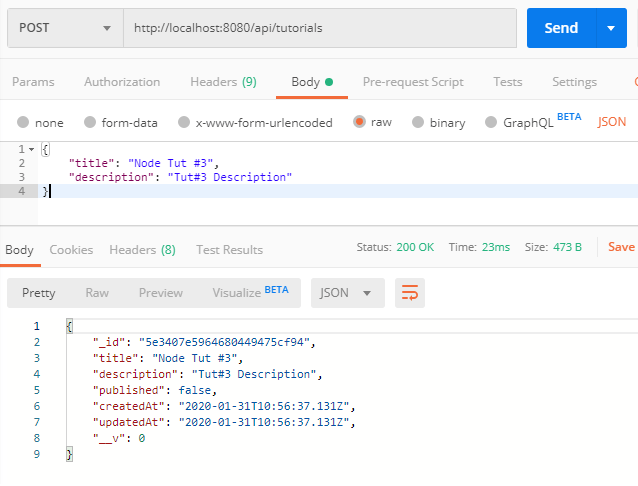 Node.js, Express & MongoDb Build a CRUD Rest Api example