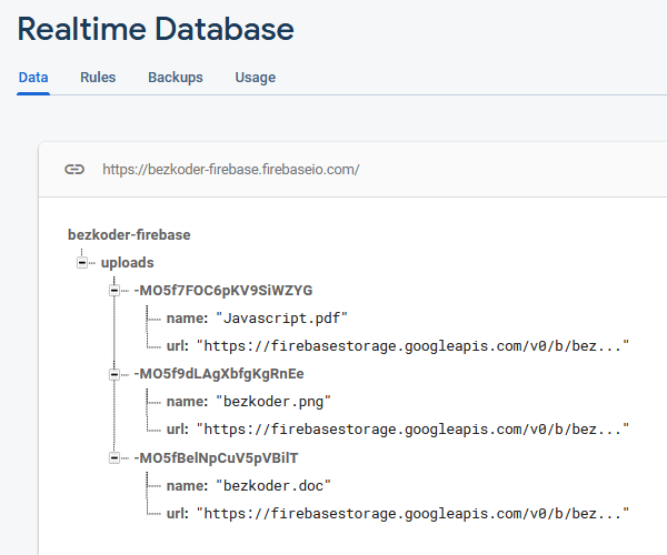 Angular 10 File Upload Firebase Storage Display/Delete Files example