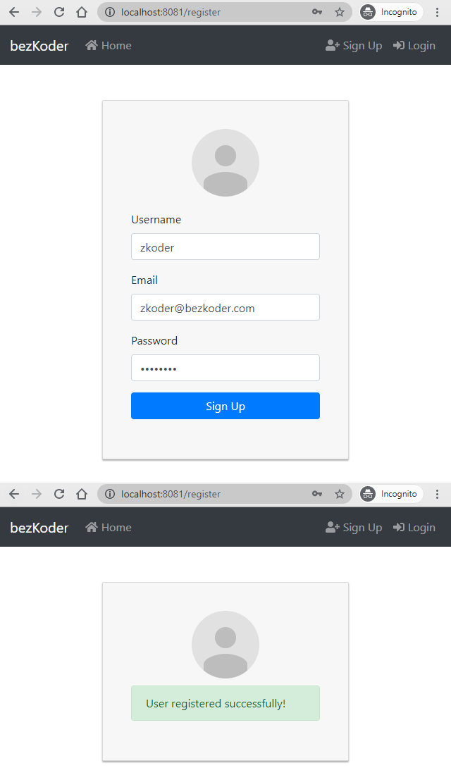 Vue 3 Authentication with JWT, Vuex, Axios and Vue Router BezKoder
