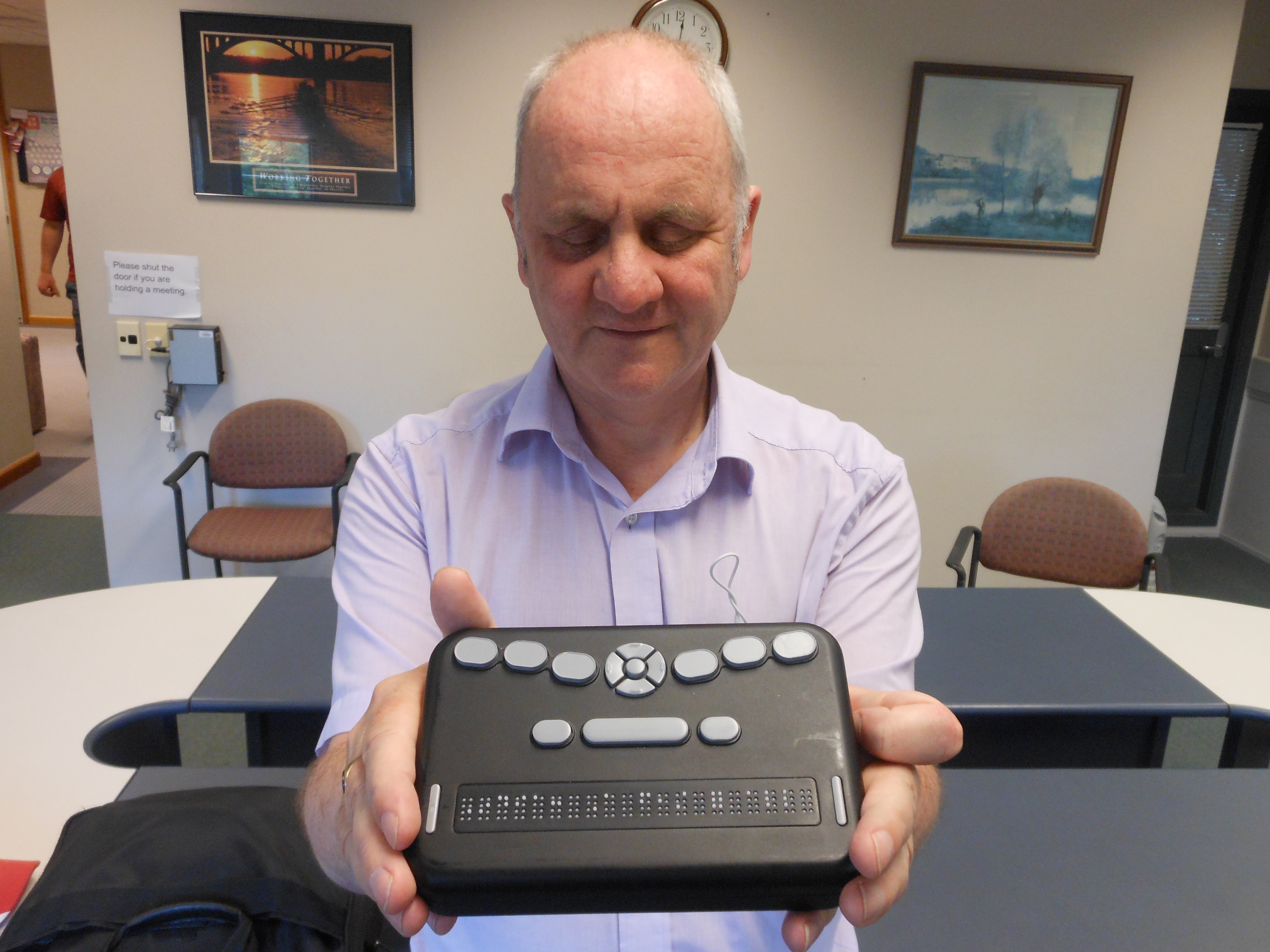 First affordable braille reader launched Blind Foundation
