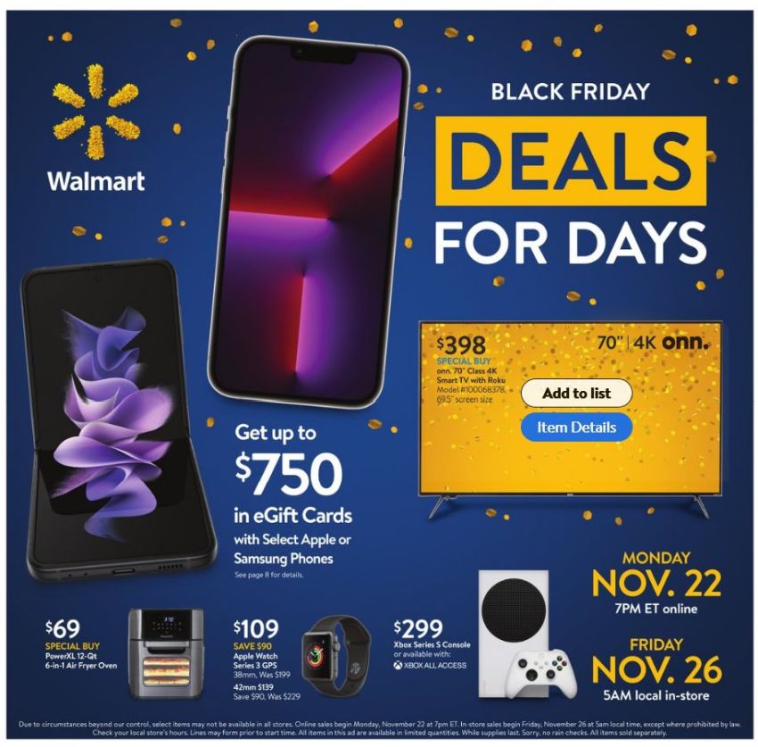 Walmart Black Friday 2021 Ad