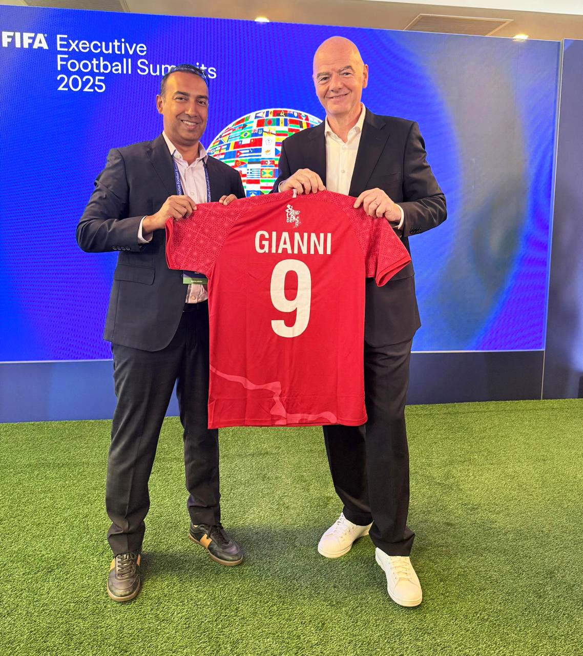 BFF President Meets US Soccer President at FIFA Sports Executive Summit