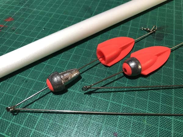 アキアジ(鮭)の浮きフカセ釣り用かっとび&高感度フロートをダイソーロケット天秤ベースで自作してみたょ 56DOC BLOG