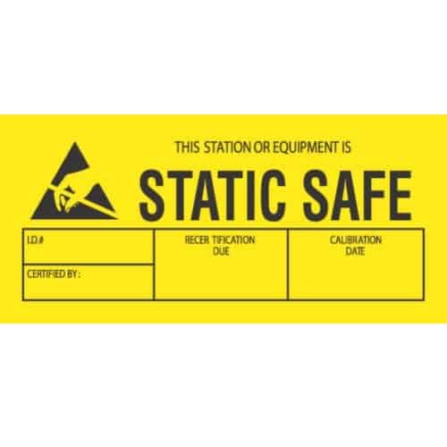ESD Label “Caution Sensitive Electronic Devices Do Not Ship or Store