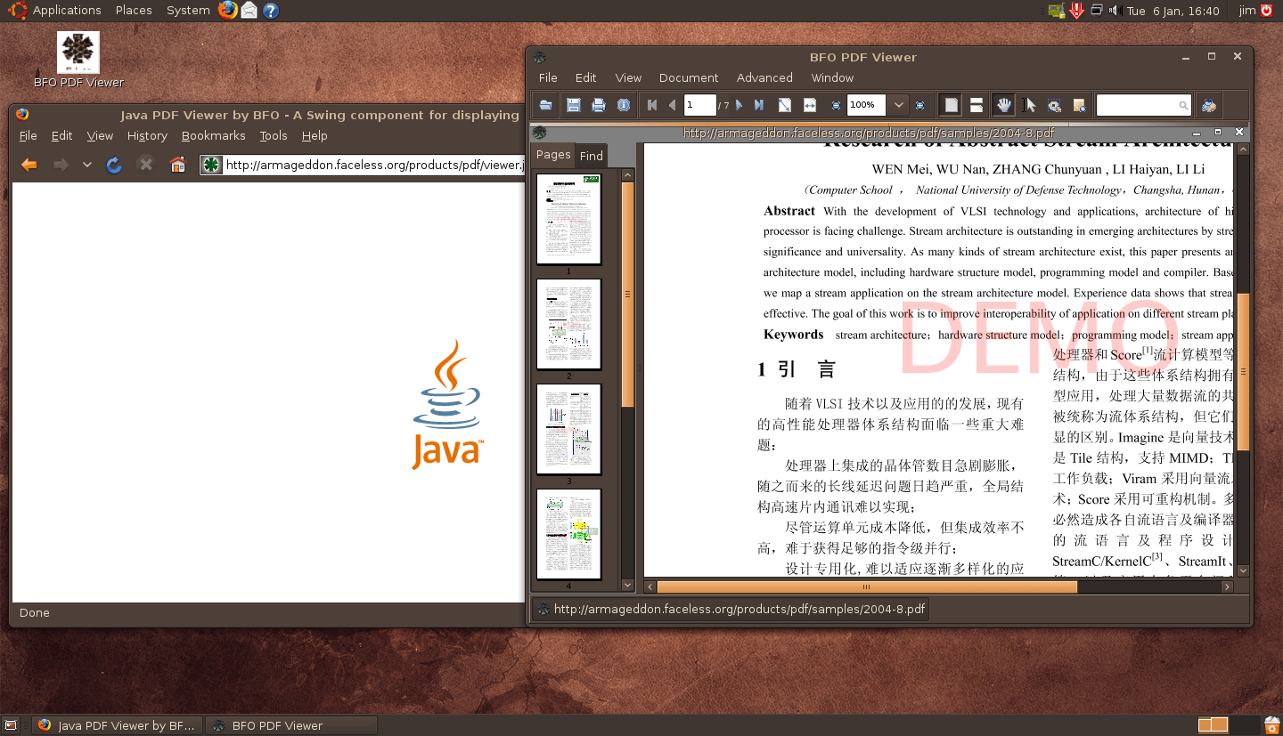 New features for Java applets