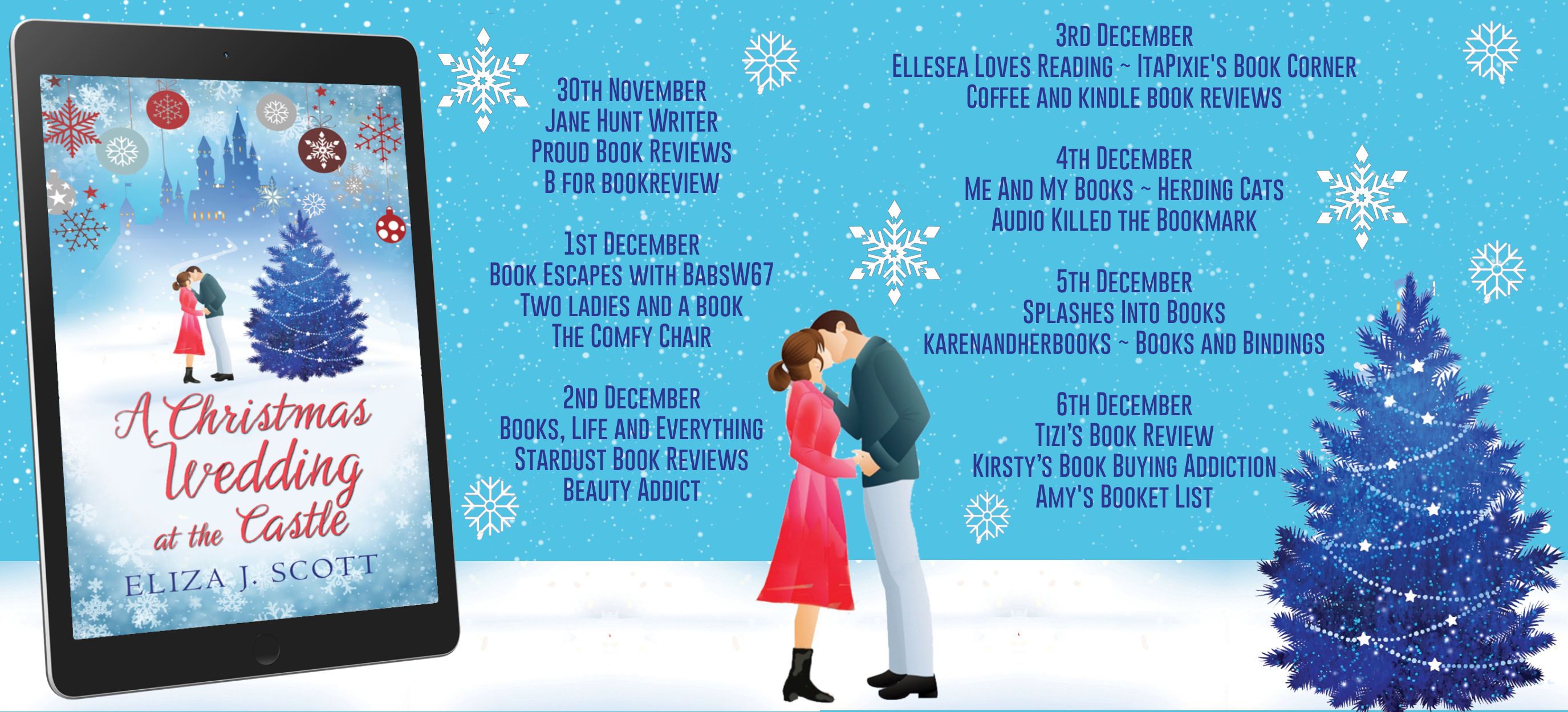 Soar 2023 Holiday Performers Show - Mistletoe Mischief, December 5 A Christmas Wedding At The Castle By Eliza J Scott/ #Review #Blogtour @Rararesources @Elizajscott1 – B For Bookreview