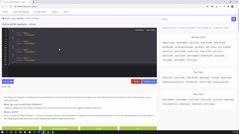 XML Validator Tool to validate XML online: XML Lint Code Beautify