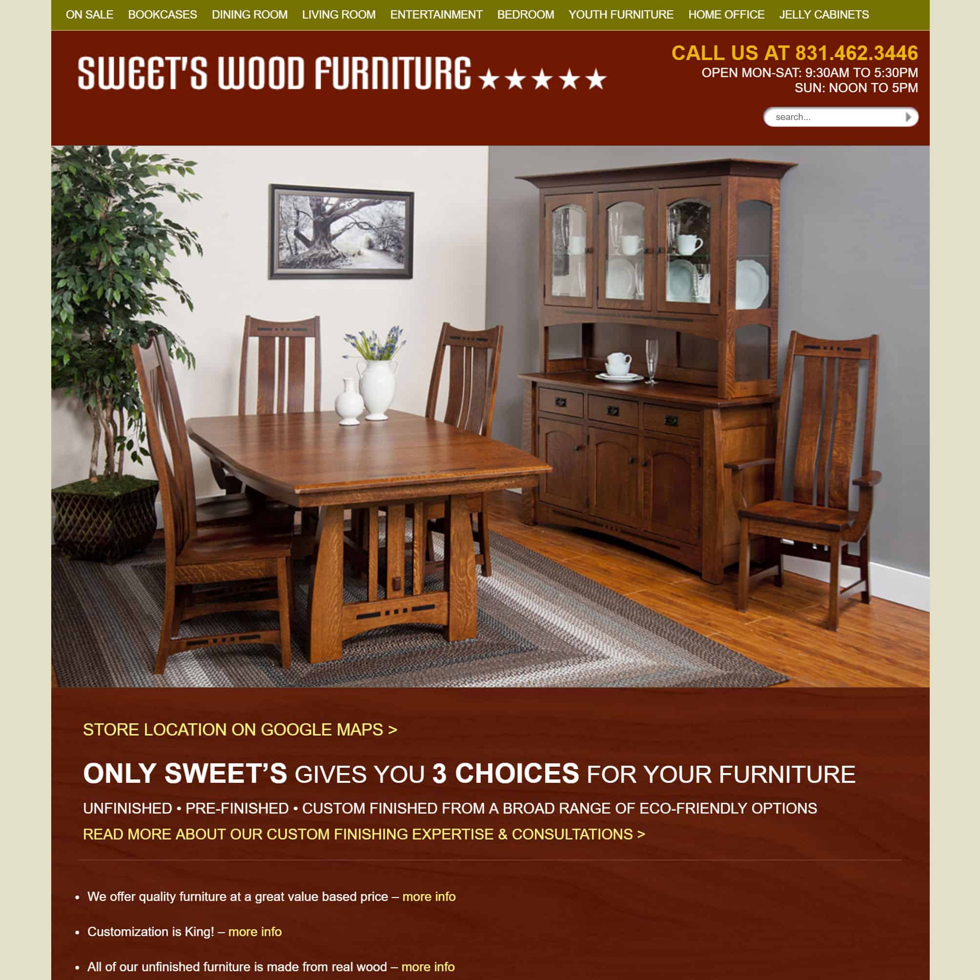 Sweet’s Wood Furniture Bigfish Smallpond
