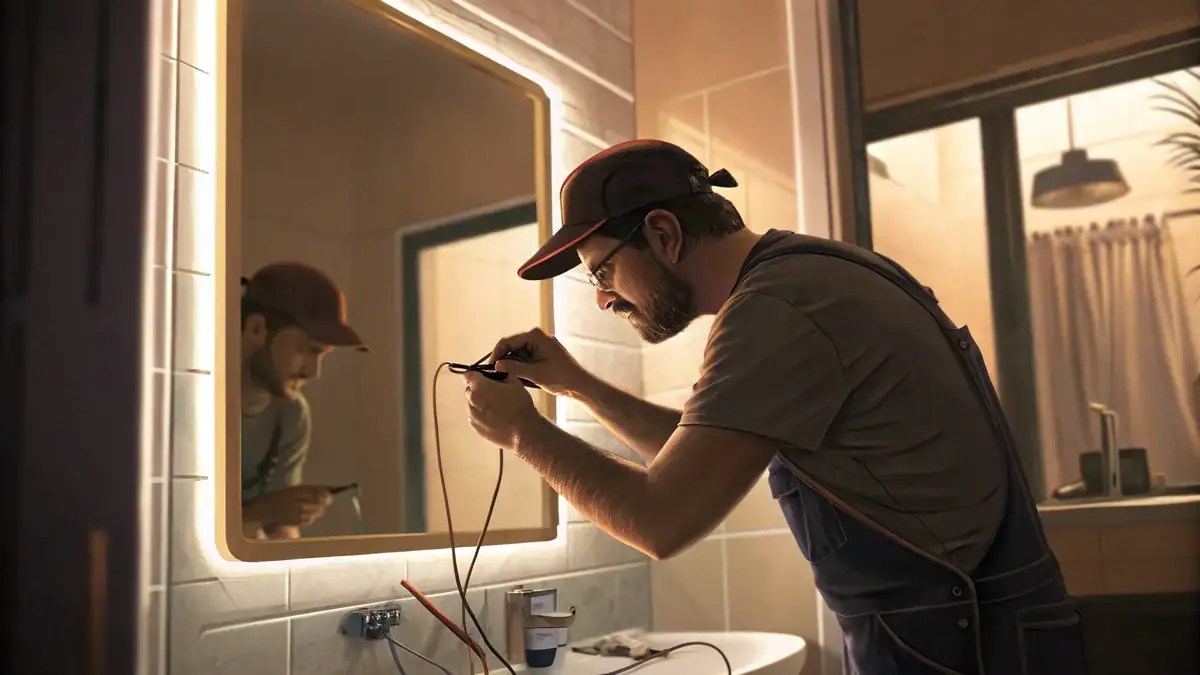 How To Fix Led Mirror Light