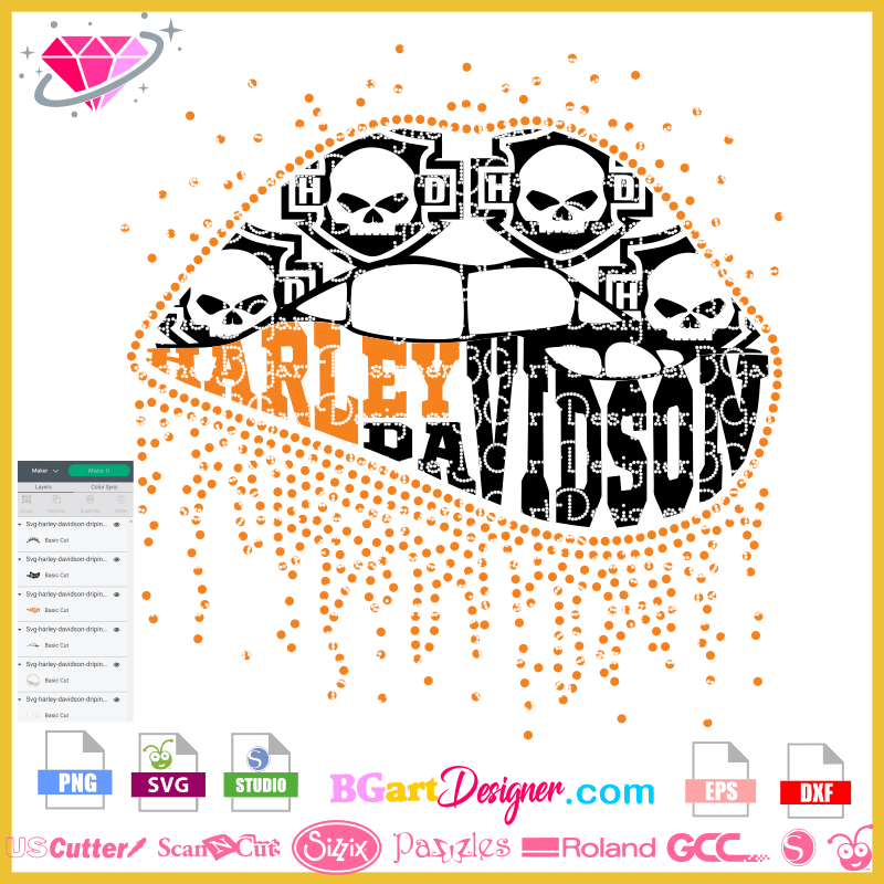 Harley Davidson SVG Vector Cut Files Harley Davidson Logo