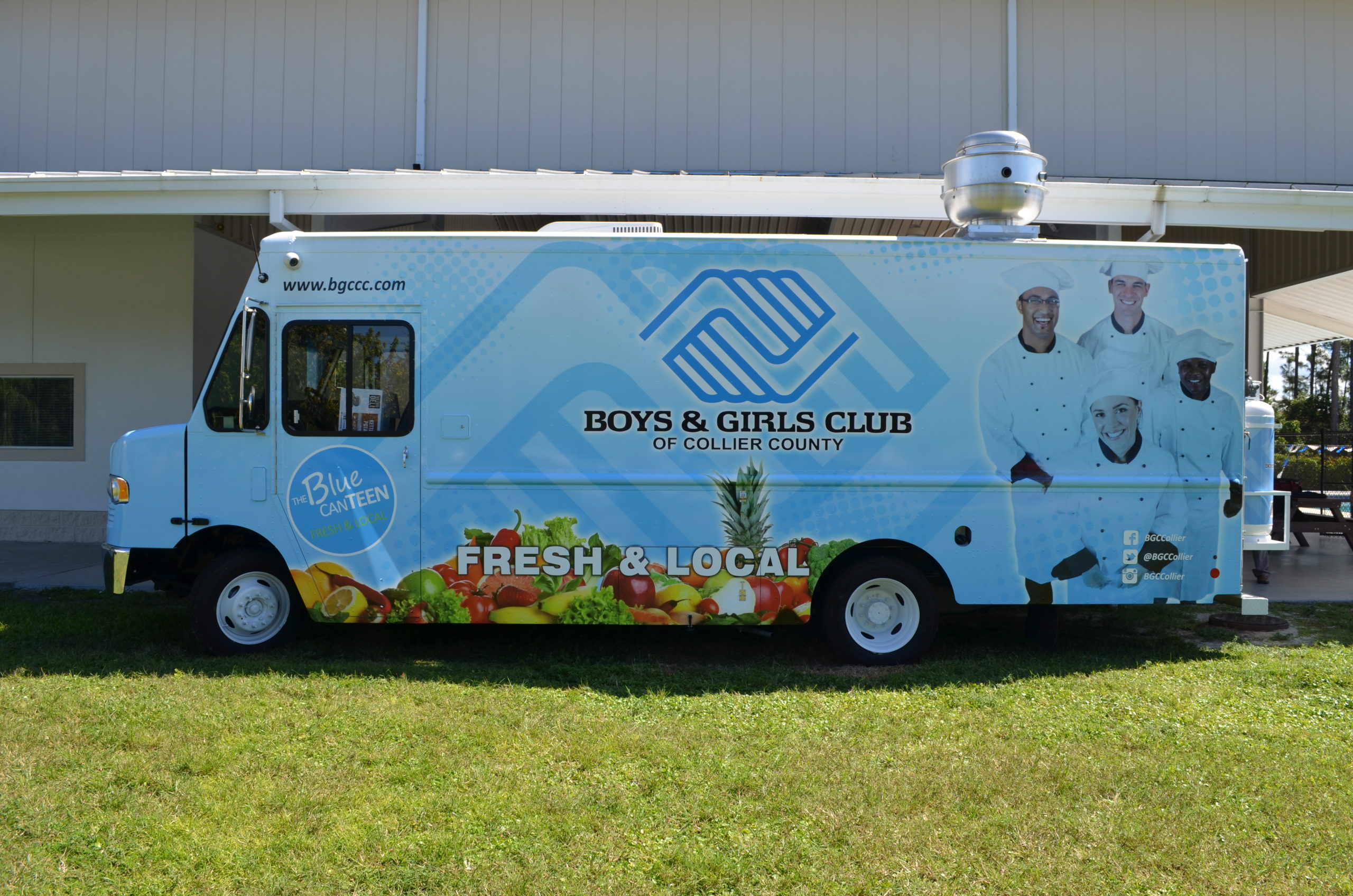 Junior Culinary Arts Program and the Blue CanTEEN Food Truck Boys