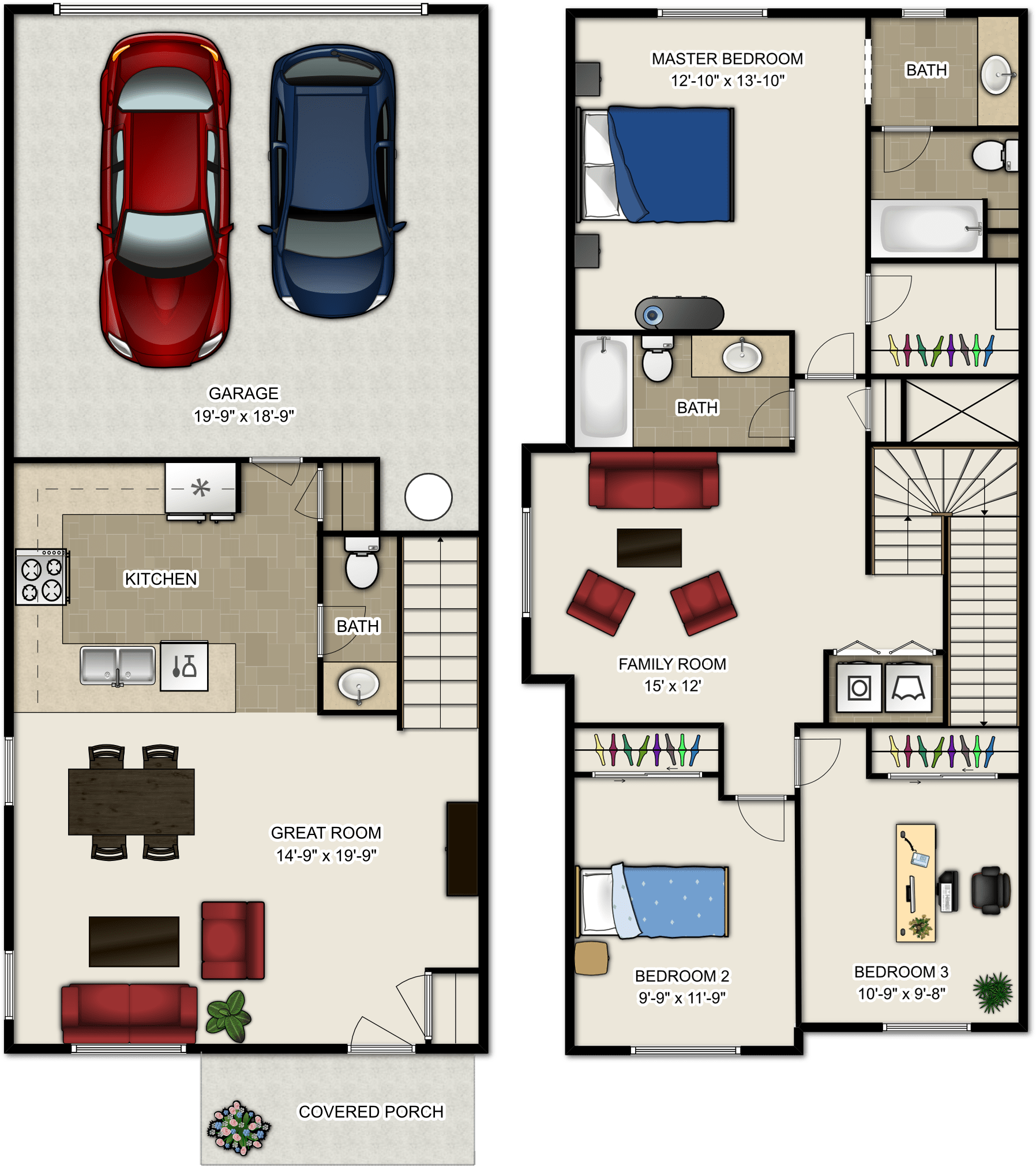 Townhomes The Crossings Apartments and Townhomes