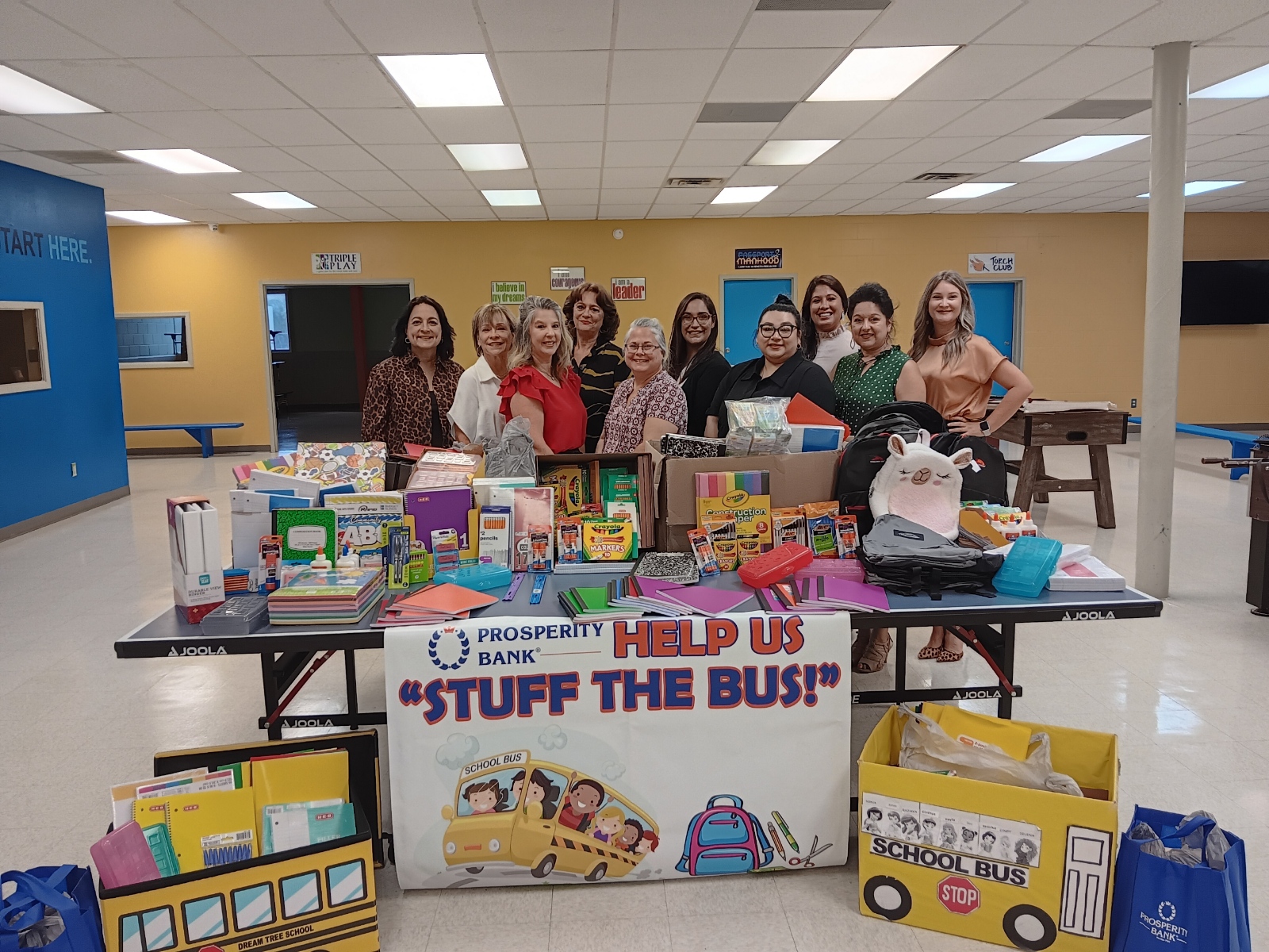 Thank you Prosperity Bank! Boys and Girls Club of Victoria, TX